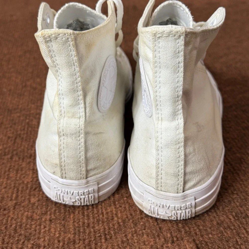 Converse Chuck Taylor All Star High Top White Monochrome 1U646F Mens 9 Womens 11 - Picture 2 of 12